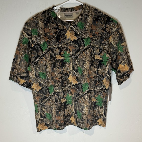Amongst Others Other - Amongst Others NYC Studio Men's Camouflage Leaves Boxy Fit SZ XLarge NWT